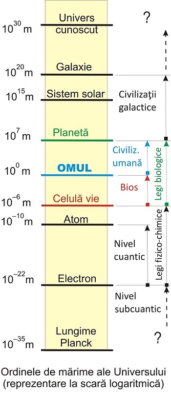 Scarile de marime ale Universului