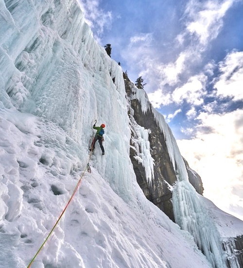 ice climbing