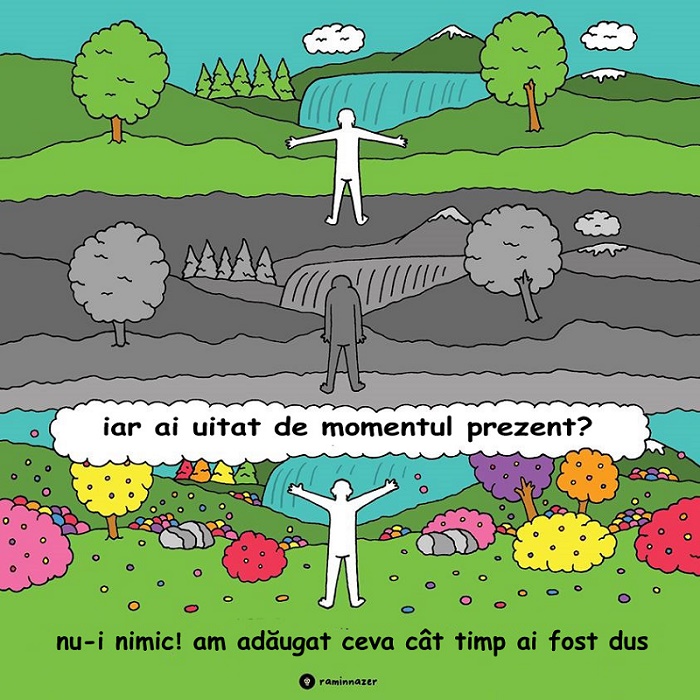 trairea momentul prezent