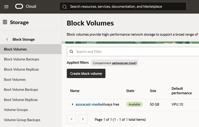 block volumes