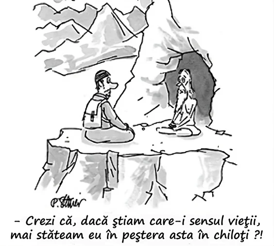 sensul vieţii, în chiloţi